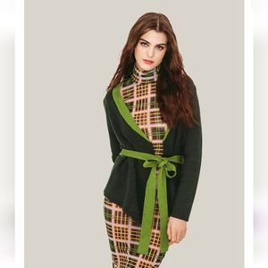 Hilary Macmillan Knit Wrap Top 1x NWT